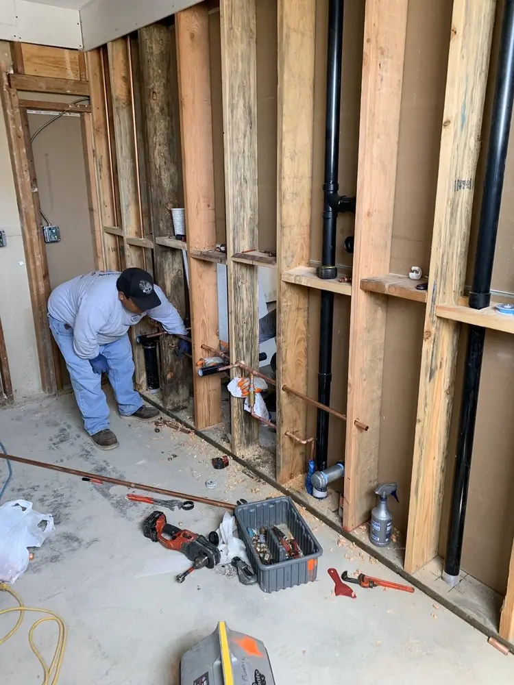 Commercial rough-in plumbing for Trenchless Sewer Repair in Austin's Estates